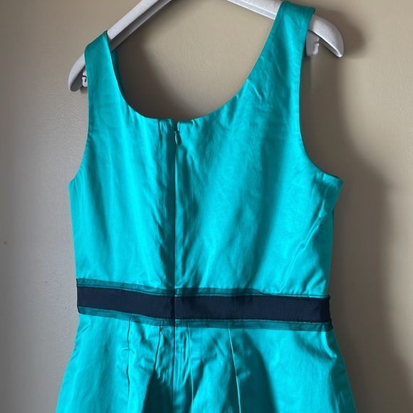 BCBG MAX AZRIA sz6 emerald green cocktail bridesmaid prom dress pockets! - Picture 3 of 8